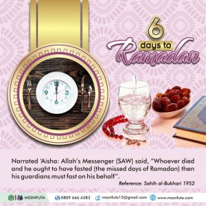 6 Days to Ramadan