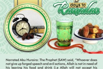 7days to Ramadan Countdown