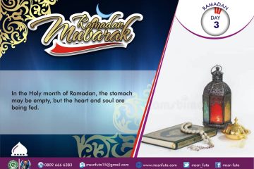 Ramadan Day 03: The Stomach may be empty but.. 45 Ramadan Day 03