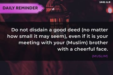 Ramadan Day 21: Do Not Disdian a Good Deed 7 IMG 20200515 WA0024