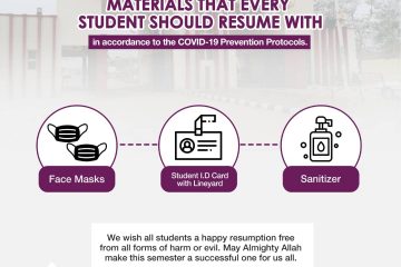 COVID-19 Prevention Materials Every Student Should Resume With 5 COVID-19-Prevention-Materials-For-Students-MSSN-FUTA