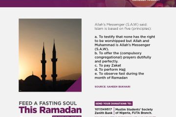 Ramadan 1442AH (2021)Countdown : 30 DAYS to Go! 1 30days to Ramadan MSSN FUTA