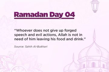 Ramadan Quotes Day 04: Whosoever that does not give up forged speech.. 13 Ramadan Day 04 - MSSN FUTA