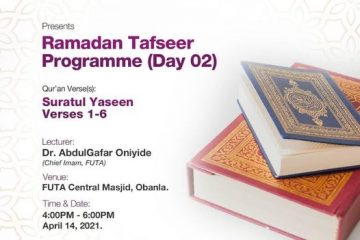 (AUDIO) - RAMADAN TAFSEER DAY 02 by Dr. AbdulGafar Oniyide 19 Ramadan Tafseer