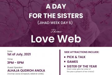 JIHAD WEEK DAY 06: A DAY FOR THE SISTERS 15 day6