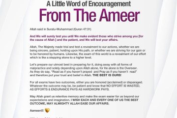 a word from Ameer MSSN FUTA