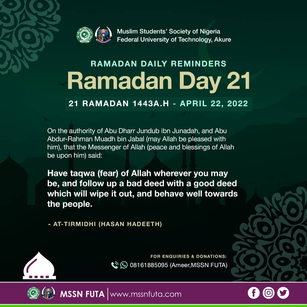 Ramadan Day 21