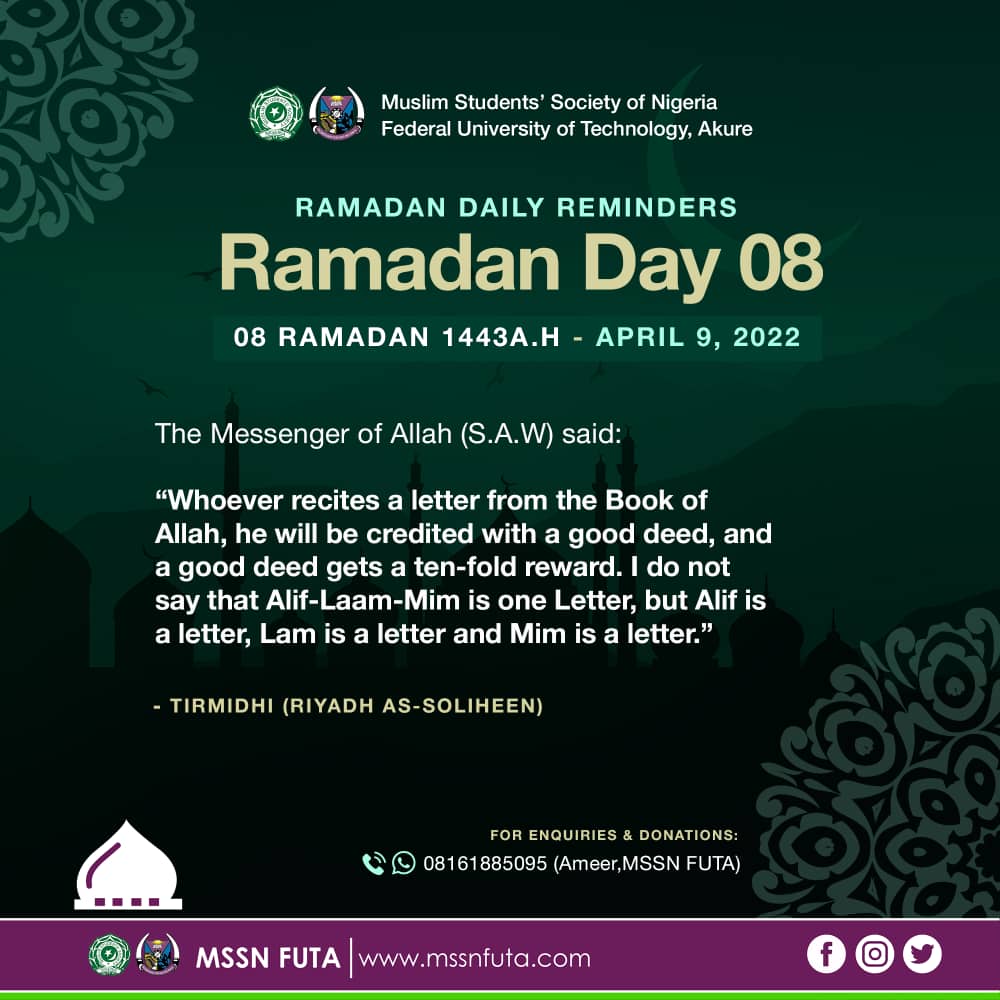 Ramadn day 08