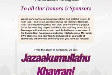 Jazakhumullahu khayran - Ramadan appreciation - MSSN FUTA
