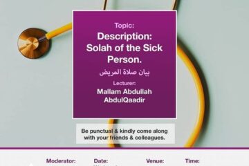 solah of a sick person