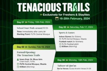 MSSN FUTA ORIENTATION WEEK-TENACIOUS TRAILS 5 Freshers otientation