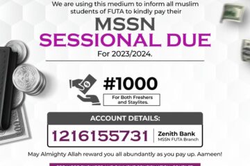 SESSIONAL DUE FOR 2023/2024 ACADEMIC SESSION 7 Sessional Due