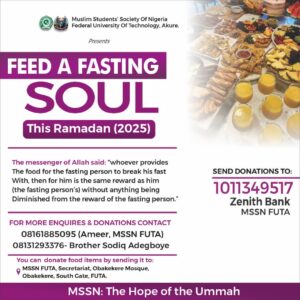 Feed a Fasting soul