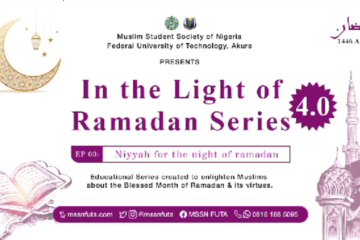 PRE-RAMADAN 1446AH/2025 SERIES (S04 EPISODE 03) - NIYYAH FOR THE NIGHT OF RAMADAN 1 In the Light of Ramadan S04 Ep03