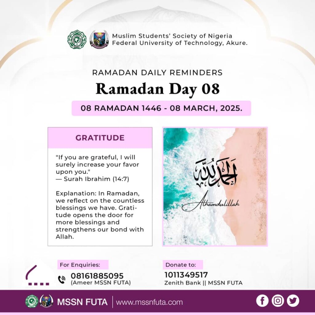 Ramadan Daily Reminder Day08