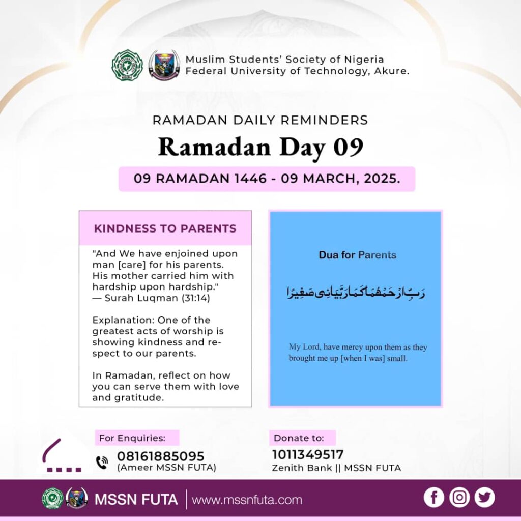 Ramadan Daily Reminder Dayo9